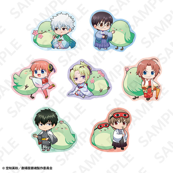 (s)新劇場版 銀魂 -吉原大炎上- ｽﾃｯｶｰｾｯﾄ(7枚入)(AJ2026)