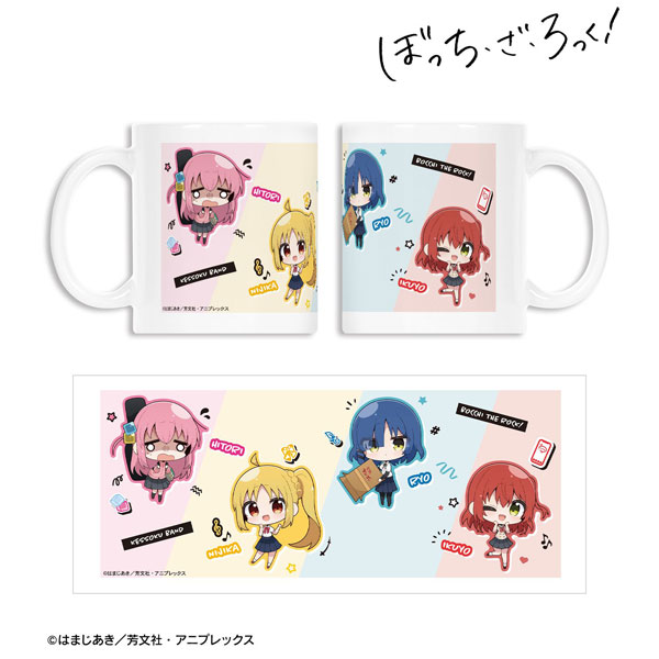 (s)ｱﾆﾒ｢ぼっち･ざ･ろっく!｣ むｰらんさんｲﾗｽﾄ 集合 制服ver. ﾏｸﾞｶｯﾌﾟ