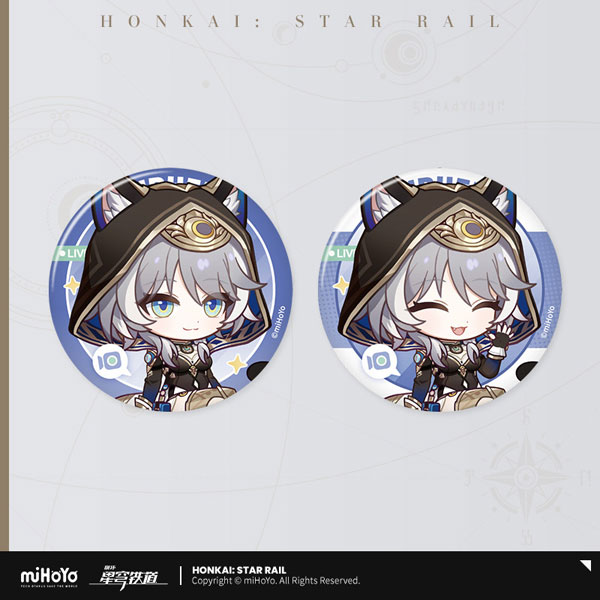 miHoYo Honkai: Star Rail Owlbert's Parlour Series Tin Badge Set Cipher hình ảnh 1