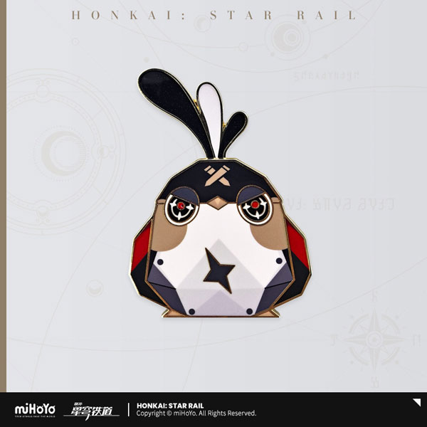 miHoYo Honkai: Star Rail Owlbert's Parlour Series Metal Badge Boothill Bird รูปภาพ 1