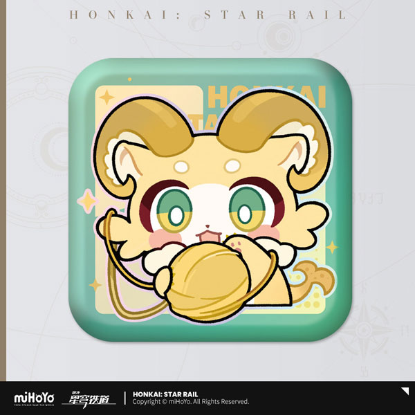 miHoYo Honkai: Star Rail Pom-Pom Gallery Series Tin Badge Oatmeal รูปภาพ 1
