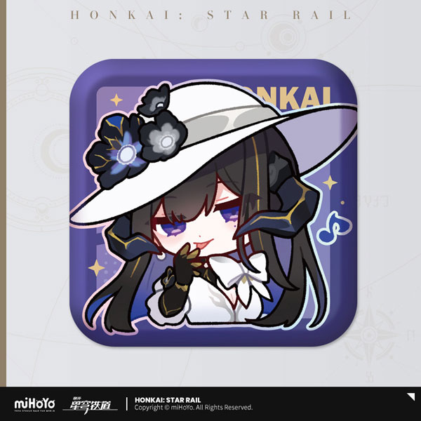 miHoYo Honkai: Star Rail Pom-Pom Gallery Series Tin Badge The Dahlia รูปภาพ 1