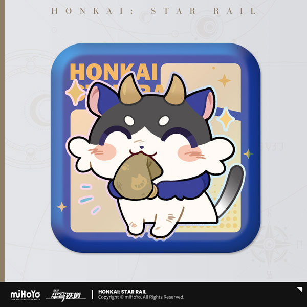 miHoYo Honkai: Star Rail Pom-Pom Gallery Series Tin Badge Master Cat-Thief รูปภาพ 1