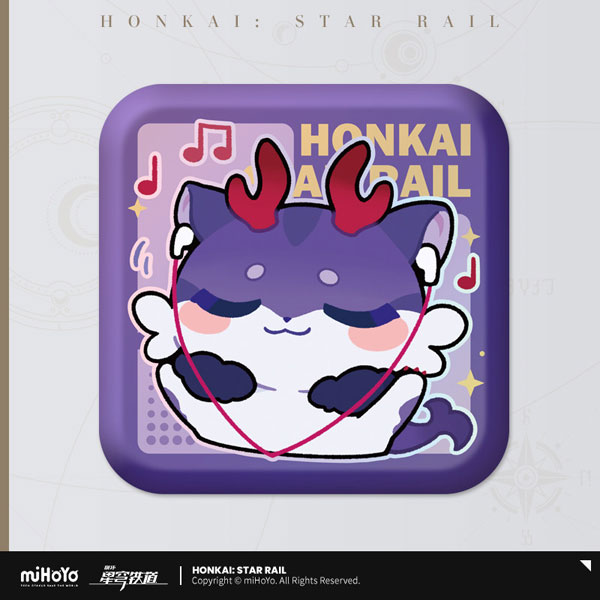 miHoYo Honkai: Star Rail Pom-Pom Gallery Series Tin Badge Gurgling Fish รูปภาพ 1