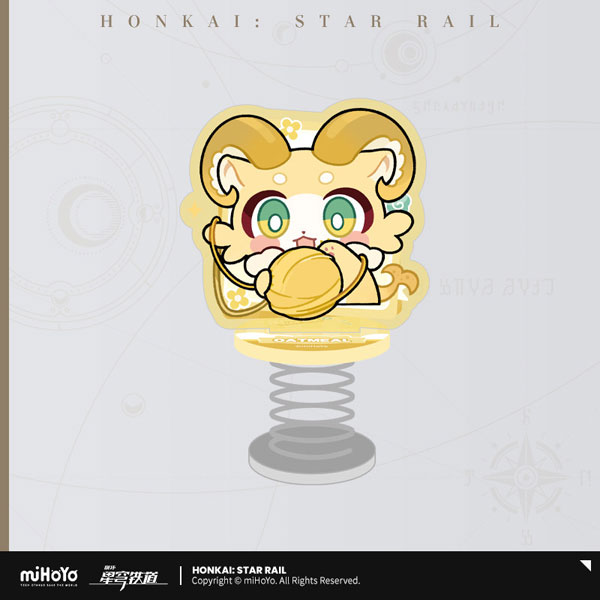 miHoYo Honkai: Star Rail Pom-Pom Gallery Series Chimera YuraYura Acrylic Stand Oatmeal รูปภาพ 1