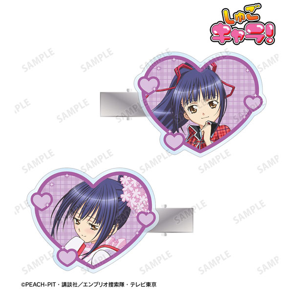 (s)TVｱﾆﾒ『しゅごｷｬﾗ!』 藤咲 なでしこ&ﾔﾏﾄﾏｲﾋﾒ ｱｸﾘﾙﾍｱｸﾘｯﾌﾟ2個ｾｯﾄ