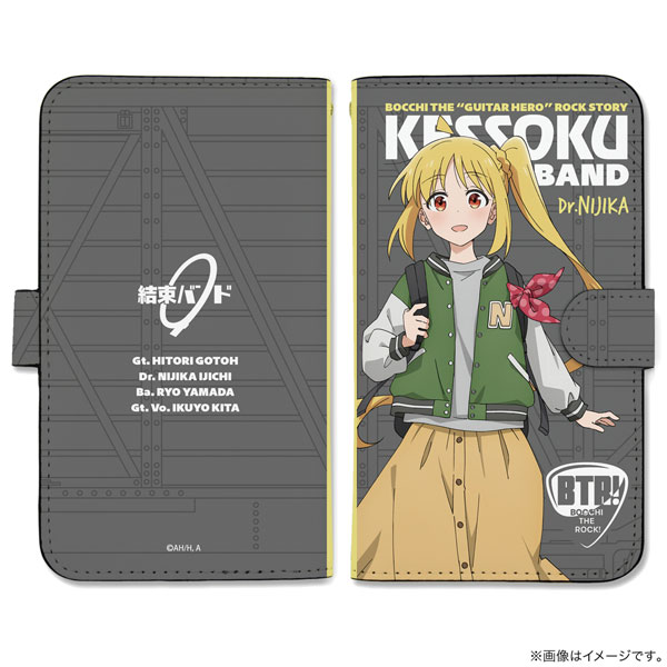 COSPA Anime "BOCCHI THE ROCK!" Nijika Ijichi Book-style Smartphone Case L Street Fashion Ver. รูปภาพ 1