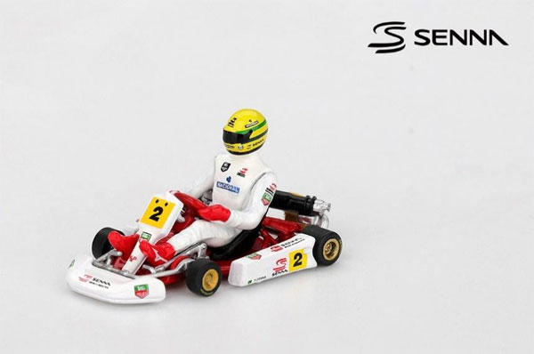 MINI GT 1/64 Senna Kart Masters of Paris - Bercy 1993 #2 Ayrton Senna รูปภาพ 1