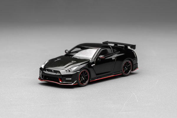 MOTORHELIX 1/64 Nissan GT-R NISMO (R35) Special Edition 2022 Meteor Black Flake Pearl 画像 1