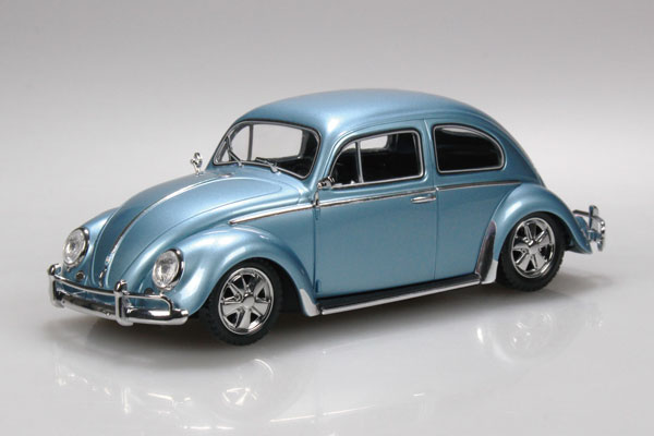 RakuPla Snap Kit No.20CU-SS Volkswagen Beetle Custom (Strato Silver) Plastic Model