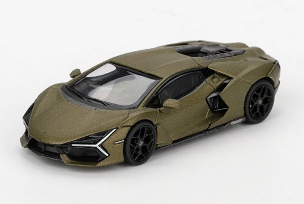 MINI GT 1/64 Lamborghini Revuelto Verde Gea Matte (Right-hand Steering) hình ảnh 1