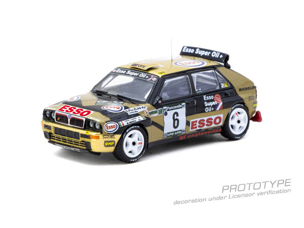 Tarmac Works 1/64 Lancia Delta HF Integrale ECR Piancavallo Rally 1993 Winner Piero Longhi / Maurizio Imerito รูปภาพ 1