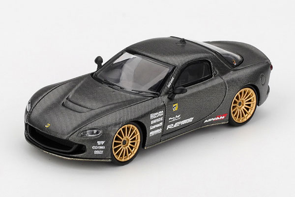 MINI GT 1/64 Mazda RX-7 RE Amemiya Matsukiyo Kizami 3-Rotar NA-7 Tuning Car Division Best Award Tokyo Auto Salon 2025 (Right-hand Steering)