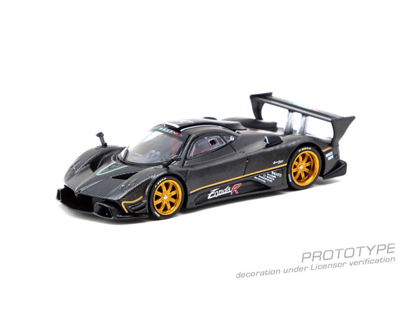 Tarmac Works 1/64 Pagani Zonda R Matte Exposed Carbon Fiber 이미지 1
