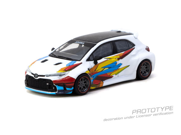 Tarmac Works 1/64 Toyota GR Corolla Widebody White 이미지 1