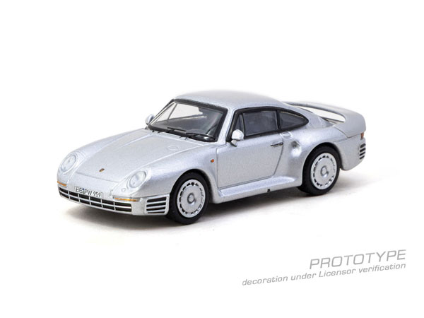 Tarmac Works 1/64 Porsche 959 Silver