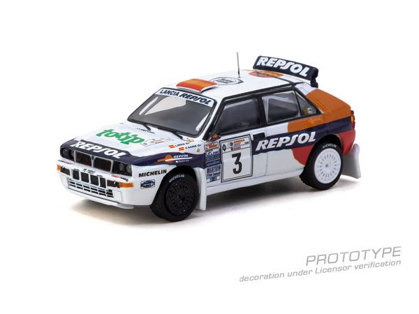 Tarmac Works 1/64 Lancia Delta HF Integrale Acropolis Rally 1993 Carlos Sainz / Luis Moya รูปภาพ 1