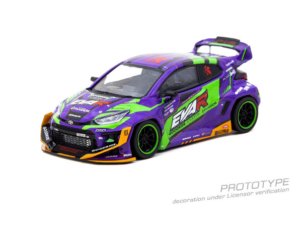 Tarmac Works 1/43 Pandem Toyota GR Yaris EVA Racing รูปภาพ 1