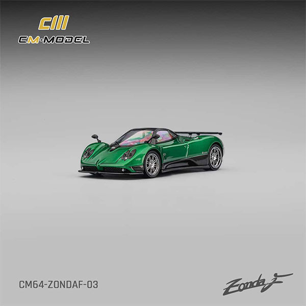 CM MODEL 1/64 Pagani Zonda F Metallic Emerald Green