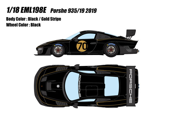 AmiAmi [Character & Hobby Shop] | 1/18 Porsche 935/19 2019 Black