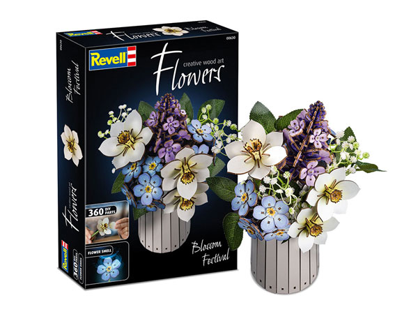 Revell Germany Creative Wood Art Flowers Series "Blossom Festival" Plastic Model รูปภาพ 1