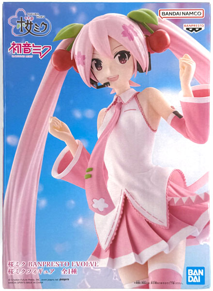 Sakura Miku BANPRESTO EVOLVE Sakura Miku Figure (Game-prize)