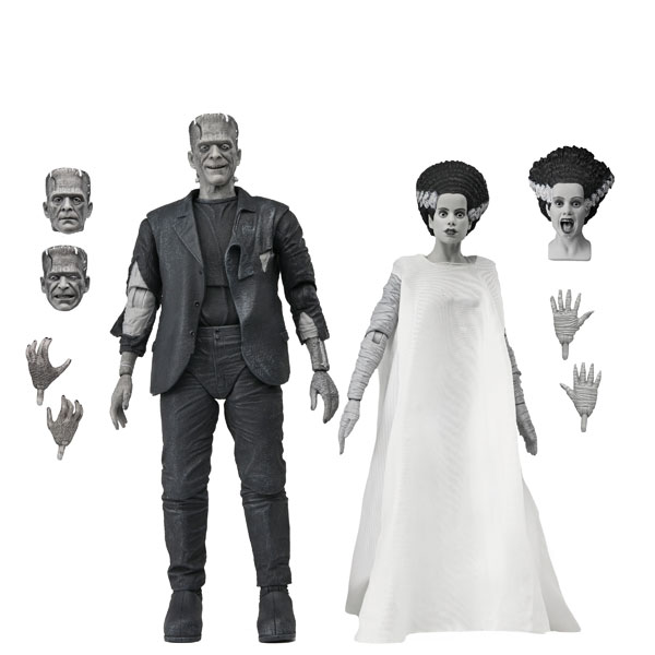 Universal Monsters / Bride of Frankenstein 90th Anniv. Frankenstein's Monster & Bride 2PK BK/WH ver.(Provisional Pre-order)