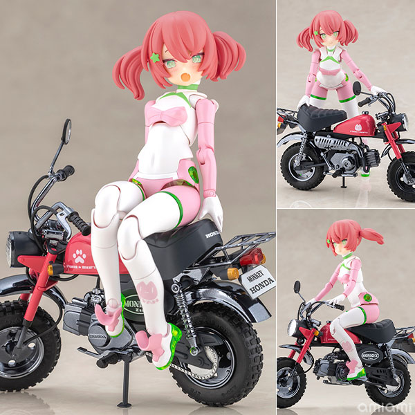 Kotobukiya Megami Device PUNI MOFU Racing Mao with Honda Z50J-1 Monkey Plastic Model