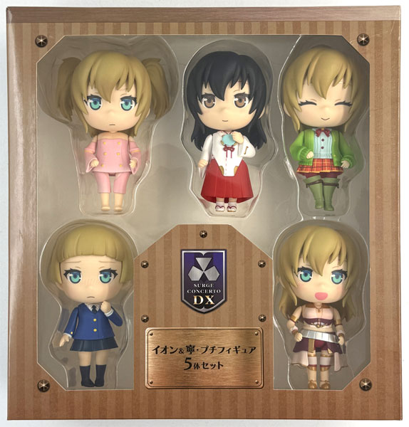 Koei Tecmo Ion & Nei Puchi Figure 5 Figure Set (PS4 / Switch Surge Concerto DX AGENT PACK CODE: GOLD /. with 7DGATE CONNECTION Bundle. Bundled Item) รูปภาพ 1