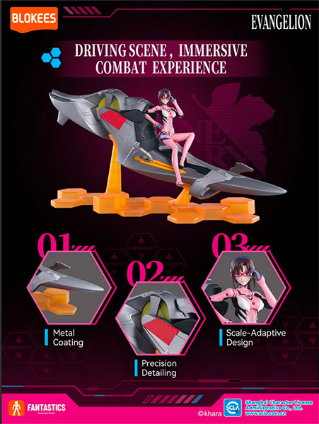 Blokees EVANGELION Mari Makinami Illustrious (Special Edition w/Entry Plug Interior) 74573 รูปภาพ 1