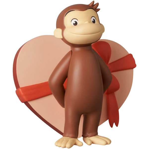 Medicom Toy Ultra Detail Figure No.955 UDF Curious George Curious George w/Heart image 1