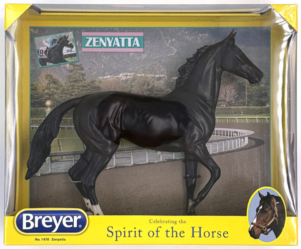 Breyer Celebrating the Spirit of the Horse Zenyatta 1/9 Complete Figure รูปภาพ 1