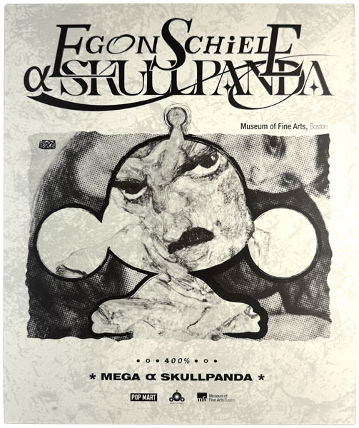POPMART MEGA alpha SKULLPANDA 400% Egon Schiele รูปภาพ 1