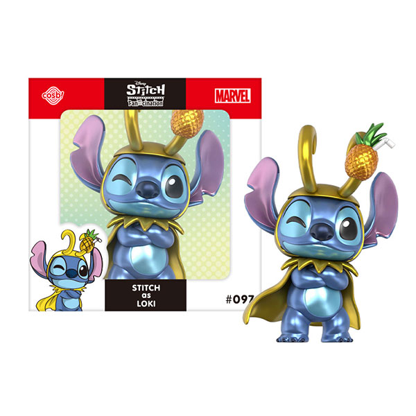 コスビ スティッチ マーベル キャプテン ロキ キャプテンアメリカ marvel AmiAmi [Character & Hobby Shop] | Cosbi Marvel #097 Stitch / Loki