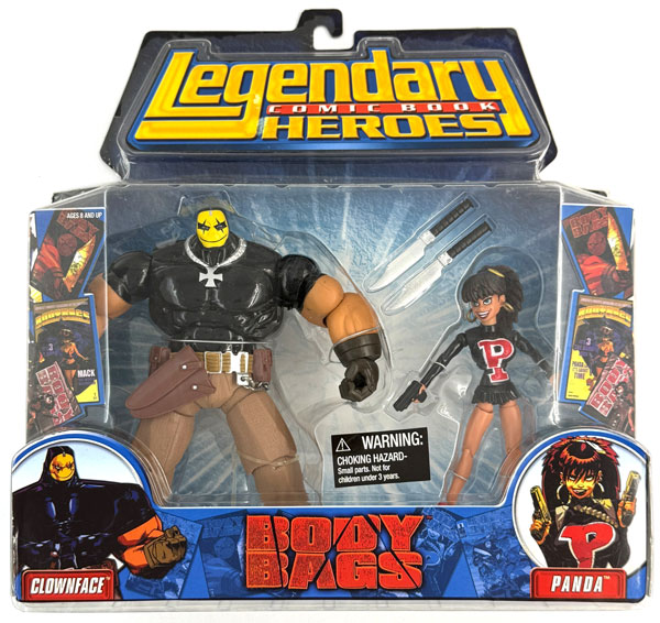 MARVEL TOYS Marvel Comics Legendary Heroes BODY BAGS CLOWNFACE&PANDA Action Figure