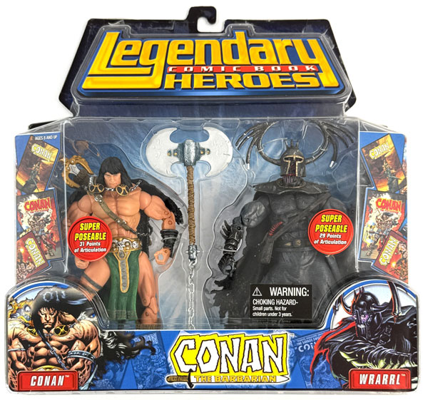 MARVEL TOYS Marvel Comics Legendary Heroes CONAN THE BARBARIAN CONAN&WRARRL Action Figure รูปภาพ 1
