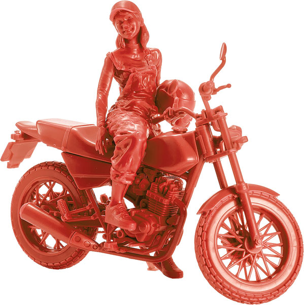 Max Factory PLAMAX MF-103 Rider's portrait Honda FTR 223 Red 1/20 Plastic Model รูปภาพ 1