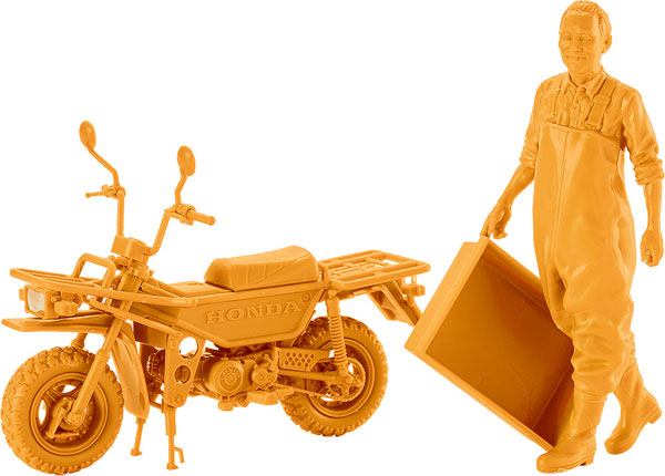 Max Factory PLAMAX MF-104 Rider's portrait Honda MOTRA Yellow 1/20 Plastic Model รูปภาพ 1