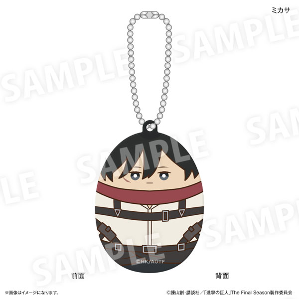 (s)進撃の巨人 ｱｸﾘﾙｷｰﾎﾙﾀﾞｰ にぎにぎの楽園Ver. ﾐｶｻ