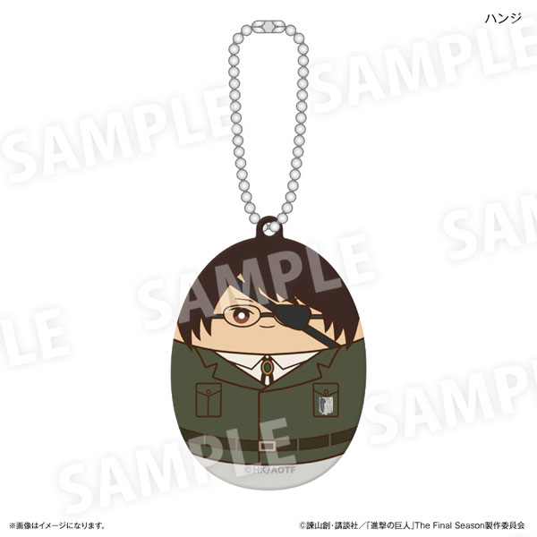 (s)進撃の巨人 ｱｸﾘﾙｷｰﾎﾙﾀﾞｰ にぎにぎの楽園Ver. ﾊﾝｼﾞ