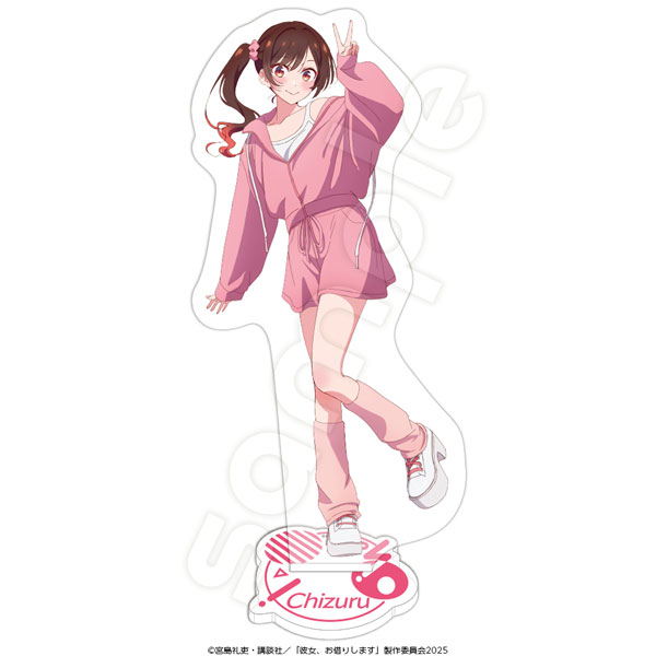 (s)彼女､お借りします 描き下ろしｱｸﾘﾙｽﾀﾝﾄﾞ水原千鶴 ﾊﾟｰｶｰVer.