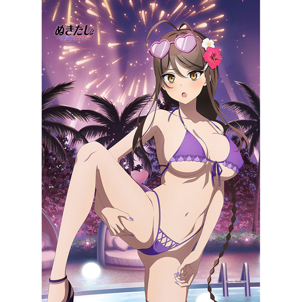 (s)ぬきたし THE ANIMATION 描き下ろしB2ﾀﾍﾟｽﾄﾘｰ 糺川礼/ﾅｲﾄﾌﾟｰﾙ Wｽｴｰﾄﾞ