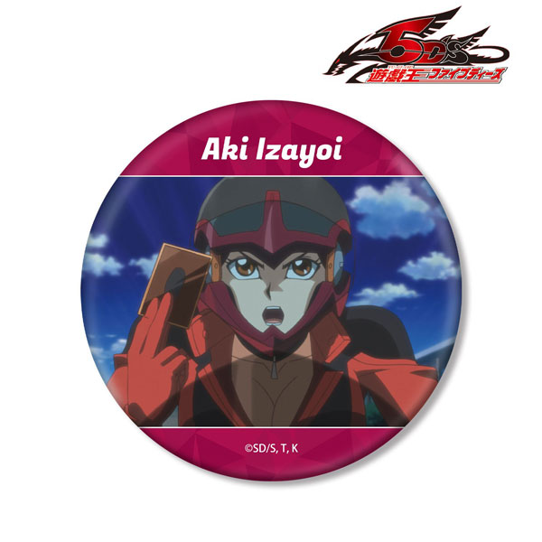 (s)遊☆戯☆王5D's 十六夜ｱｷ 場面写BIG缶ﾊﾞｯｼﾞ