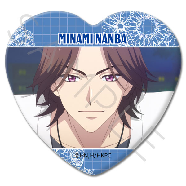 (s)花ざかりの君たちへ ﾊｰﾄ型缶ﾊﾞｯｼﾞ D 難波南