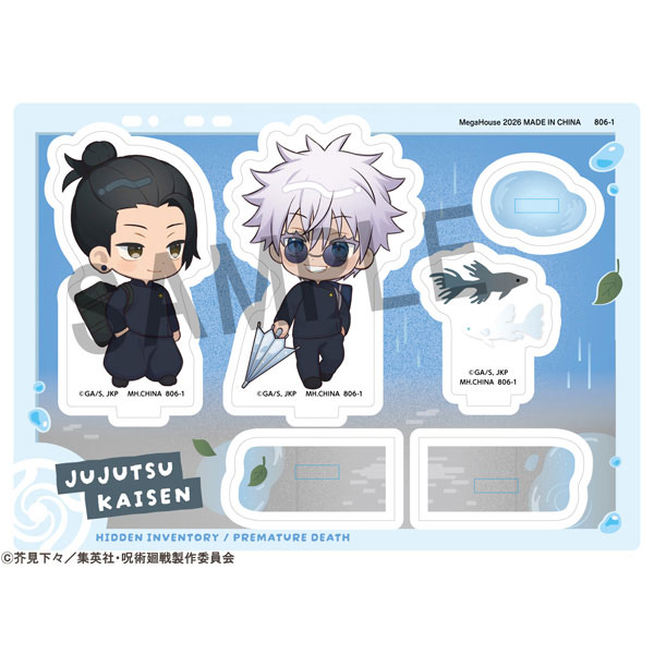 ｱｸﾘﾙｽﾀﾝﾄﾞ ﾊﾞﾃﾞｨｺﾚ ｱﾆﾒ『呪術廻戦』5周年 A夏油傑･五条悟(懐玉･玉折)