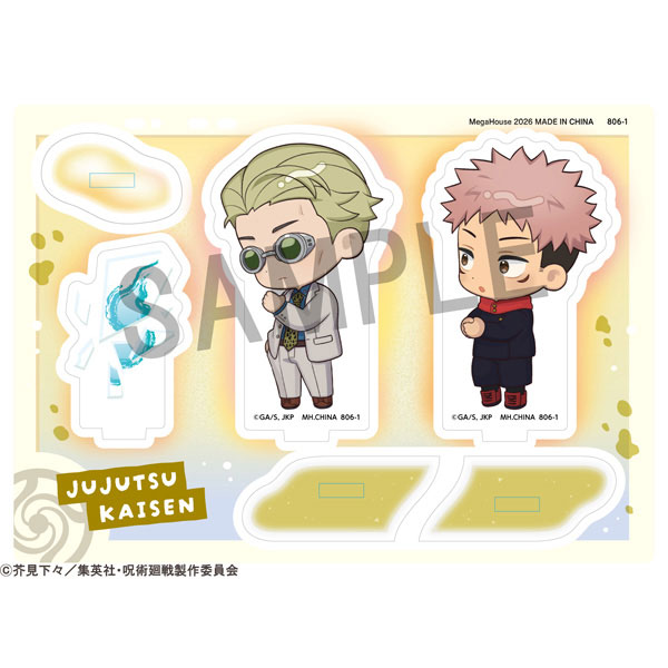 ｱｸﾘﾙｽﾀﾝﾄﾞ ﾊﾞﾃﾞｨｺﾚ ｱﾆﾒ『呪術廻戦』5周年 D七海建人･虎杖悠仁