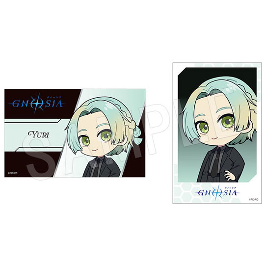 (s)ｸﾞﾉｰｼｱ ｲﾗｽﾄｶｰﾄﾞ2枚ｾｯﾄ 黒ｽｰﾂVer. ﾕｰﾘ