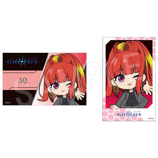 (s)ｸﾞﾉｰｼｱ ｲﾗｽﾄｶｰﾄﾞ2枚ｾｯﾄ 黒ｽｰﾂVer. SQ