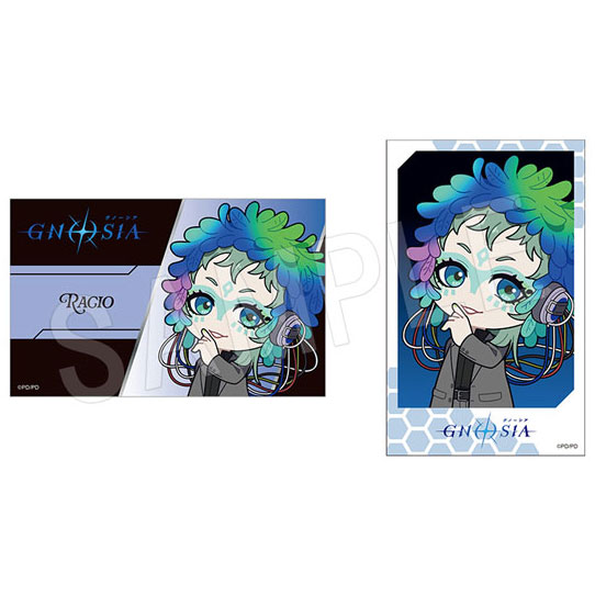 (s)ｸﾞﾉｰｼｱ ｲﾗｽﾄｶｰﾄﾞ2枚ｾｯﾄ 黒ｽｰﾂVer. ﾗｷｵ