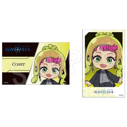 (s)ｸﾞﾉｰｼｱ ｲﾗｽﾄｶｰﾄﾞ2枚ｾｯﾄ 黒ｽｰﾂVer. ｺﾒｯﾄ